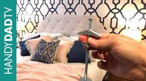 When you build a headboard yourself or if your using an old. Wall Mounted Headboard For 5 Using Toggle Bolts Master Bedroom Makeover Part 4 Youtube