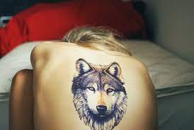 27 Examples Of Beautiful Body Art To Inspire The Dog And Ink Lover Head Tattoos Girly Tattoos Wolf Tattoo Design