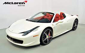 Every used car for sale comes with a free carfax report. 2015 Ferrari 458 Spider For Sale In Norwell Ma 205540 Mclaren Boston
