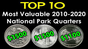 Yesterday we scored 4 rolls of 2020 atb bat quarters. Top 10 Most Valuable National Park Quarters Nice Examples Sell For Big Money Youtube