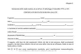 Certificato buona salute, allergie alimentari, diarrea cronica, dolori addominali, anemia, malattie dell'apparato digerente. Moduli Vfp4 2013 La Certificazione Di Stato Di Buona Salute Armi E Spy