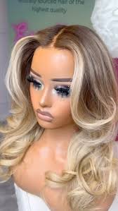 🌟 Introducing CHLOE by EXOTICLOX! 🌟, ✨ Meet our stunning wig unit, CHLOE!  This gorgeous 13x6 HD Italian lace wig features dark roots and beautifully  blended ash blonde European raw hair, custom ...