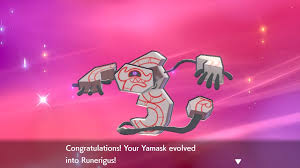 Pokemon Sword Shield How To Evolve Yamask Into Runerigus