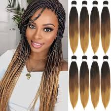 Amazon.com : Braiding Hair Pre Stretched 18 Inch 8 Pack Braiding Hair  Extensions Itch Free Soft Yaki Texture Hot Water Setting Synthetic Crochet  Braids Hair For Women Girls (18Inch,1B/30/27) : Beauty &
