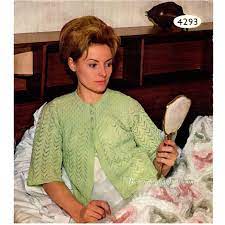 Best cute kawaii harajuku fashion clothing & accessories online store. Vintage Bed Jacket Knitting Pattern Downloadable Pdf Buyvintagepattern