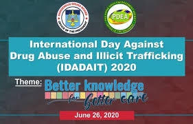 The international day against drug abuse and illicit trafficking, also known as 'world drug day', is celebrated annually on june 26, and the theme for 2020 is: Pdea Cares The Theme For The 2020 International Day Facebook