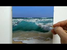 94 How To Paint A Seascape Part 1 Oil Painting Tutorial Youtube Winsor newton acrylic paint review 2018.