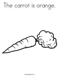 Check spelling or type a new query. The Carrot Is Orange Coloring Page Twisty Noodle