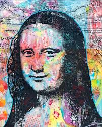 Mona Lisa With David On Top Mixed Media by Dean Russo