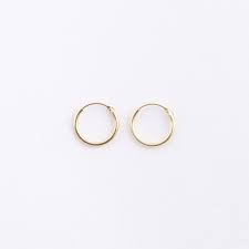 Gorgeous Dainty These Small Gold Hoop Earrings Are Great For Everyday Gold Plated Sterling Si Small Gold Hoop Earrings Small Gold Hoops Hoop Earrings Small