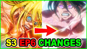 I do not own attack on titan! Was Titan Grisha Vs Frieda Titan Censored Major Cuts Changes Attack On Titan Season 3 Episode 6 Youtube