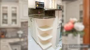 At cabinet doors 'n' more, we manufacture new cabinet end panels that are simple to install. Holmdel Cream Ready To Assemble Kitchen Cabinets