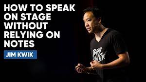 How To Speak On Stage Without Relying On Notes Jim Kwik Public Speaking Tips Public Speaking How To Memorize Things