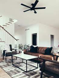 Farmhouse Shiplap Living Room Modern Brown Leather Couch Brown Living Room Shiplap Living Room Brown Couch Living Room