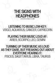 Zodiac Sign Facts English Signs With Headphones Zodiac Signs Gemini Zodiac Star Signs Zodiac Sign Facts