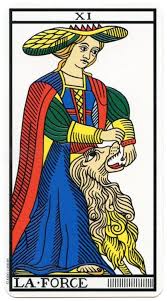 Tarot De Marseille Camoin Jodorowsky Restoration Marseille Tarot Strength Tarot 78 Tarot Cards