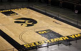 Iowa basketball matchup first (second) look: Iowa Basketball On Twitter The New 3 Point Line For The 2019 20 Season Has Been Painted On The Floor Hawkeyes