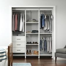 Closets By Liberty 68 5 In W White Adjustable Tower Wood Closet System With 3 Drawers And 11 Shelves Hs56700 Rw 06 The Home Depot In 2020 Closet Organizing Systems Wood Closet Systems Closet System