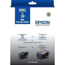 Baffled when you print half of what you feel you should get? Epson 39 39xl Black And Colour Cartridges 4 Pack Officeworks