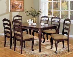 Furniture Of America Kathryn 7piece Classic Style Dining Table Set Dark Walnut Finish Check Dining Room Sets Rustic Dining Furniture Dining Room Furniture