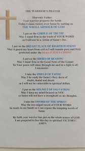 Worrior S Prayer Deliverance Prayers Spiritual Warfare Prayers God Prayer