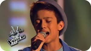 Samu haber sitzt 2016 wieder in der jury von the voice of germany! Lukas Graham 7 Years Lukas Halbfinale The Voice Kids 2016 Sat 1 The Voice Justin Bieber Love Yourself Kids