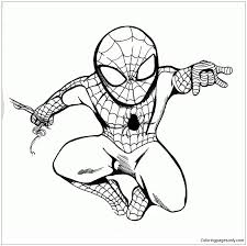 Disney princess anna elsa frozen coloring pages with sunflowers , coloring pages shosh channel. Spider Man Chibi Bw Coloring Pages Spiderman Coloring Pages Free Printable Coloring Pages Online