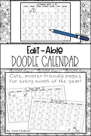 2020 Calendar Printable Editable Calendar Calendar Text Types