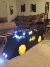Cardboard Box Cart Batmobile Yes The Steering Wheel Turns Anaokulu Oyuncak Fikirler