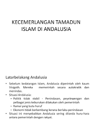 Keutuhan sistem ekonomi islam 4. Bab 3 Kecemerlangan Tamadun Islam Di Andalusia