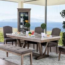 Tempered glass is stronger than your average piece of glass and also offers safety benefits. 6 Piece Beige Kitchen Dining Room Sets You Ll Love In 2021 Wayfair