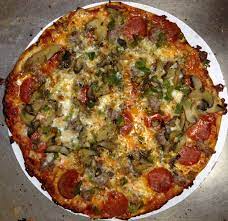 Fricanos Eba Everything But Anchovies Pepperoni Italian Sausage Mushroom Green Pepper P Italian Recipes Authentic Green Pepper Pizza Stuffed Green Peppers