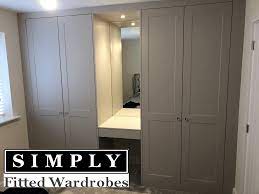 Traditional Fitted Wardrobes With Built In Dressing Table Laundry Room Layouts Bedroom Built In Wardrobe Wardrobe With Dressing Table