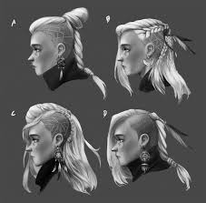 Pin By Cassidy Burdick On Hairstyles Viking Hair Hair Reference How To Draw Hair