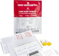 Eldoncard INC Blood Type Test (Complete KIT) - Find Out if You are A, B, O,  AB & RH- Results in Minutes - Air Sealed Envelope, Safety Lancet, ...