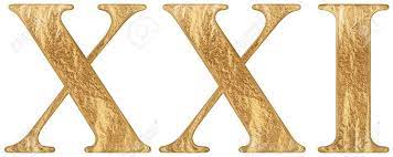 Maybe you would like to learn more about one of these? Roman Numeral Xxi Unus Et Viginti 21 Twenty One Isolated On White Background 3d Render Stock Photo Picture And Royalty Free Image Image 111504456