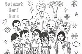 Ucapan hari guru yang bijak. Contoh Gambar Mewarnai Tema Hari Guru 2019 Download Kumpulan Gambar