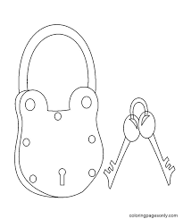 Select one of 1000 printable coloring pages of the category kids. Key And Lock Coloring Pages Key Coloring Pages Coloring Pages For Kids And Adults