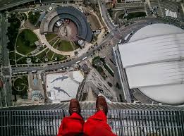 The cn tower, originally named the canadian national tower, is a communications tower used for the 360 restaurant slowly revolves, allowing diners to catch the 360 degree skyline view. Google Glass Photograpy This Is The View From The Top Of Cn Tower In Toronto Note That Photographer Ratcliff Is Using H Google Glass Photography Glass Photo