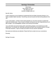 Cover Letter For Part Time Jobs Free Job Cv Example