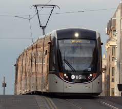 Edinburgh Trams Service For Edinburgh Airport Love Of Trams Light Rail Light Rail Light Rail Vehicle Train