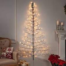 Gerson International 72 In Decoration Tree Electrical Outlet Christmas Decor Lowes Com Alternative Christmas Tree Decorating With Christmas Lights Wall Christmas Tree