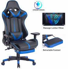 Best Gaming Chairs With Massage In 2019 Reviews Gaming Chair Headrest Gamer Chair