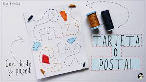 Cartulina estampada de 35 cm de largo x 22 cm de ancho. Tarjeta Con Mensaje Bordado Manualidades Para Regalar En El Dia Del Padre O Madre