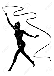 Claire galofaro , associated press. Rhythmic Gymnastics Silhouette Of A Girl With A Ribbon Beautiful Royalty Free Cliparts Vectors And Stock Illustration Image 128010570