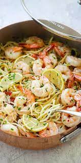 Garlic Chive Butter Shrimp Pasta Easy Delicious Pasta Loaded With Garlic Chive Butter Shrimp Weeknight Dinner Is A Bre Yummy Seafood Easy Pasta Pasta Dishes