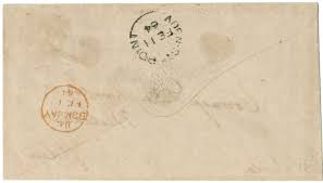 India 1864 4a single rate Bombay to ...