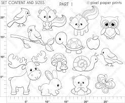 Http Www Mygrafico Com Images Uploads Iha195 Forest 20friends Forest 20friends Forest Friends Stamps Sample Libros De Fieltro Animales Para Pintar Patrones