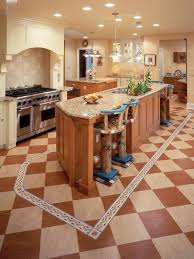 Contemporary and completely durable, concrete kitchen flooring will easily withstand the highest traffic and activity, perfect if you need kitchen flooring ideas for a busy kitchen. Top 15 Kitchen Flooring Ideas Pros And Cons Of The Most Popular Materials