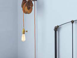 How To Use A Barn Pulley To Make A Wall Mount Light Fixture This Old House
